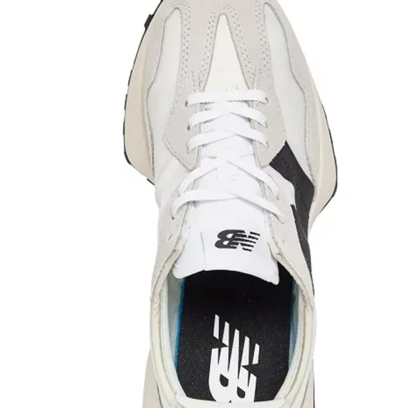 New Balance White and Black Sneakers Size 8 - Picture 2 of 4